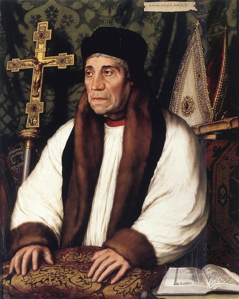 Portrait of William Warham Archbishop of Canterbury Renaissance Hans Holbein the Younger Oil Paintings